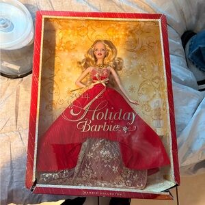 Barbie Holiday Collector Doll in Red and Gold